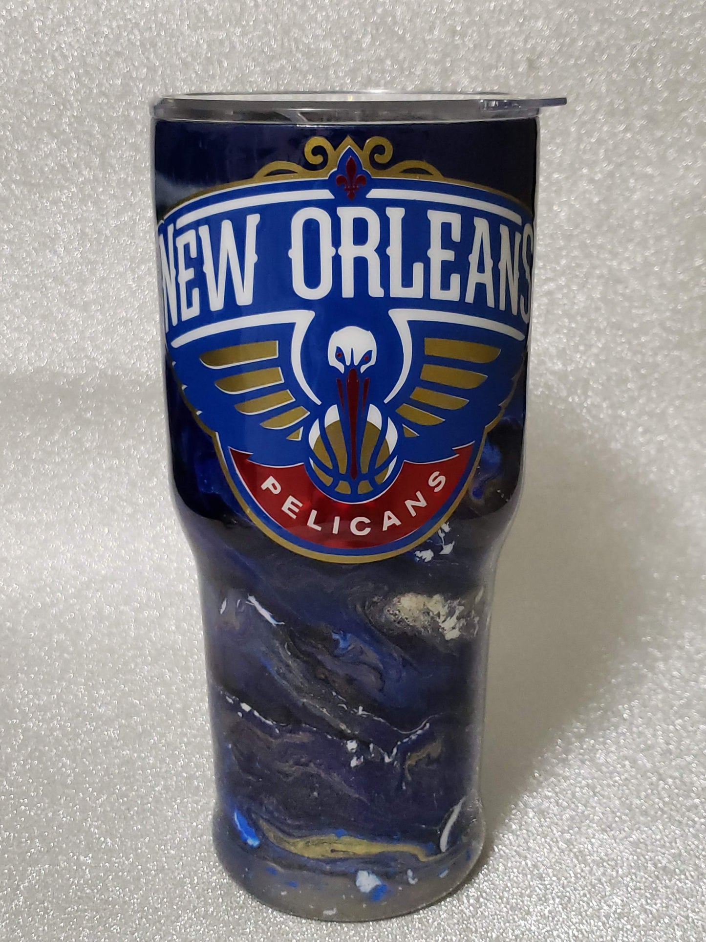 New Orleans Pelicans Epoxy Tumbler