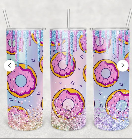 Glitter Donuts Tumbler