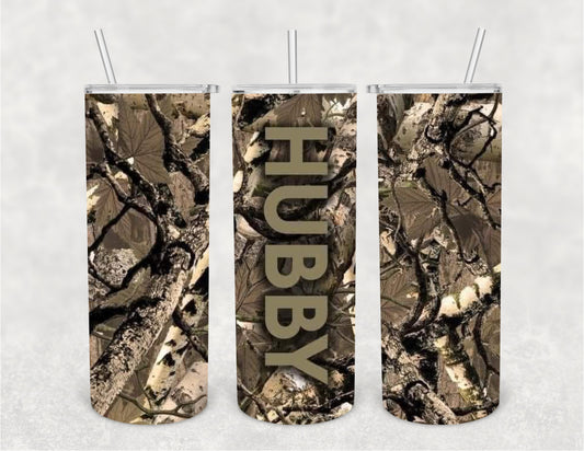 Camo Hubby Tumbler