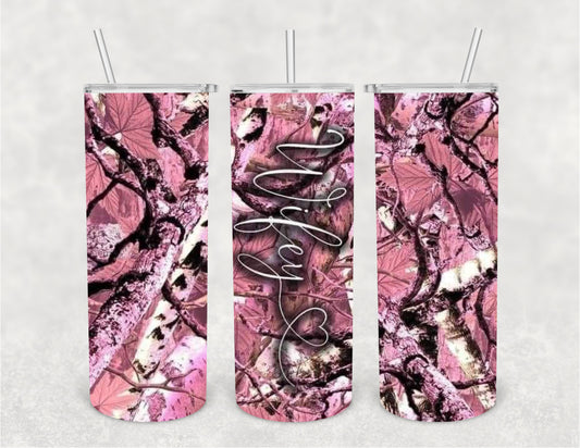 Camo Wifey Tumbler